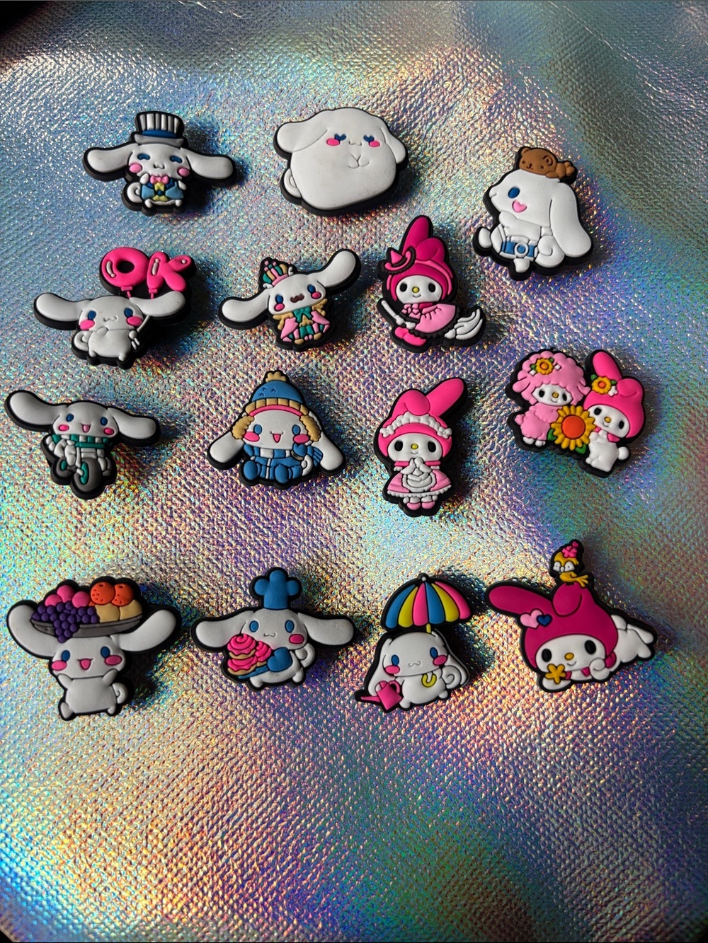 Sanrio Cinnamoroll & My Melody croc Charms 14